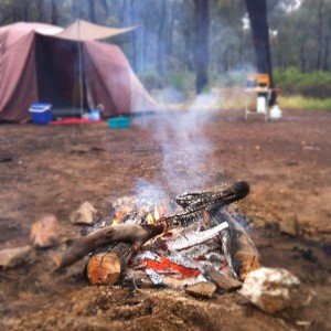 fire at a camp